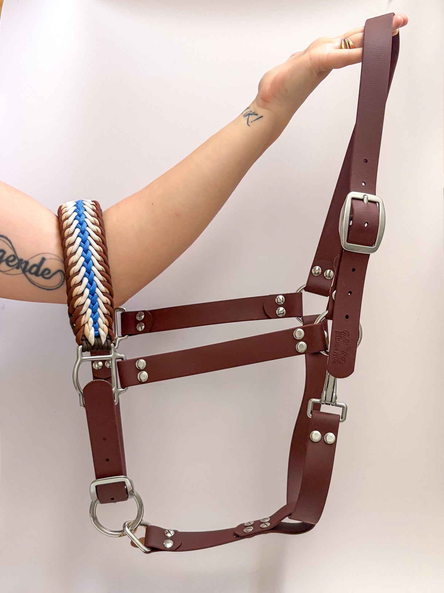 Licol Verdandi Choco/Bleu Cheval