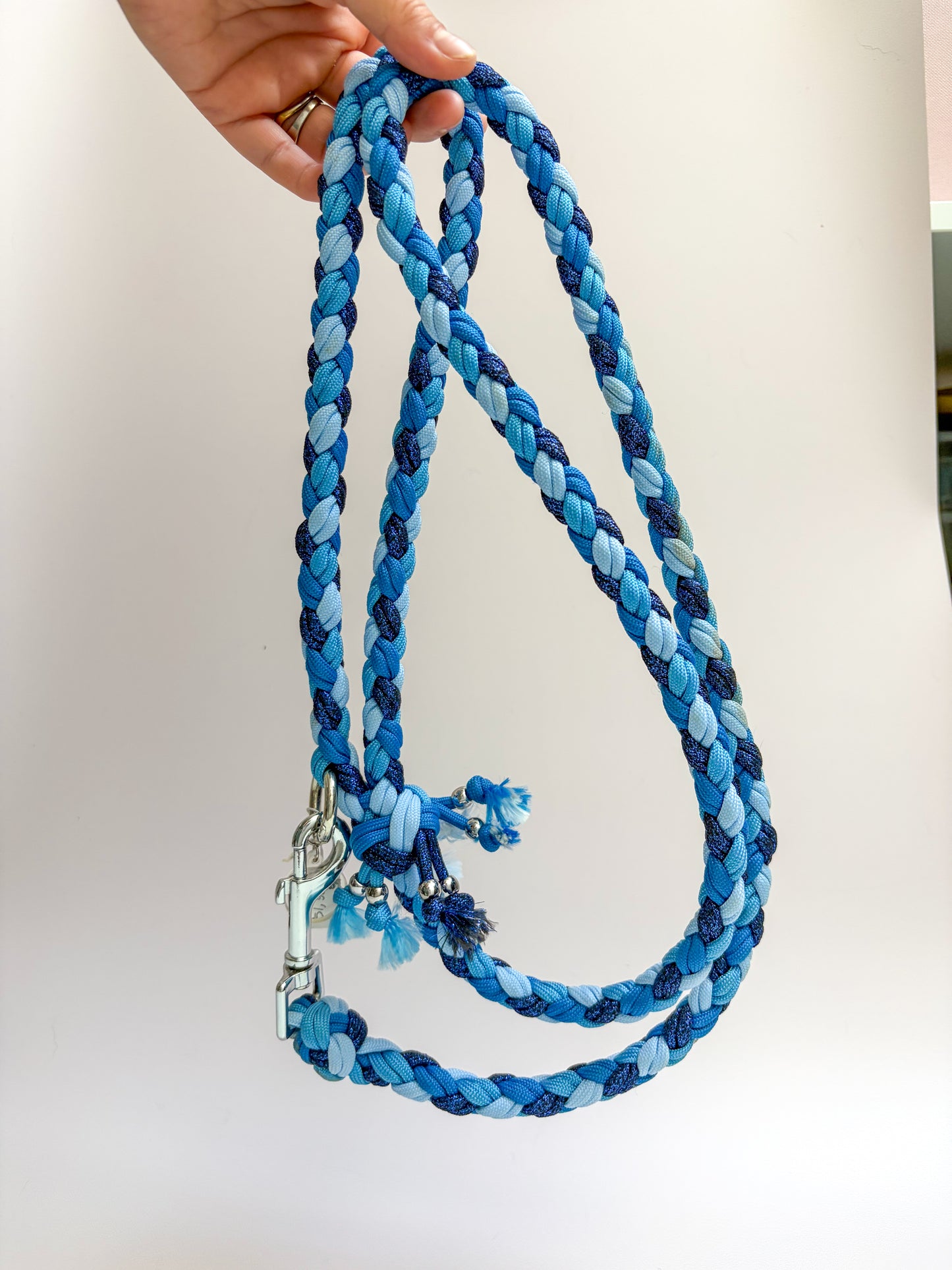 Laisse simple Bleu