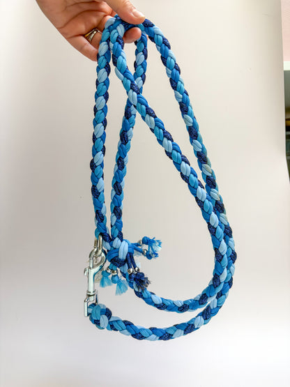 Laisse simple Bleu